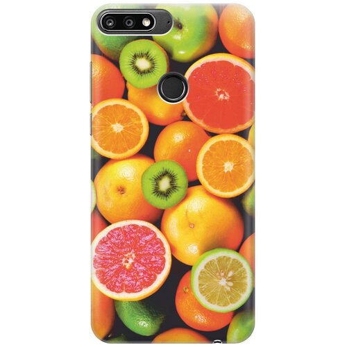 фото Cиликоновый чехол на huawei nova 2 lite / хуавей нова 2 лайт с принтом "сочные фрукты" gosso
