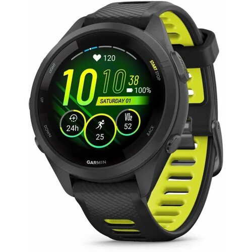 Смарт-часы GARMIN Forerunner 265S Amoled Черный корпус с черным ремешком (010-02810-13)