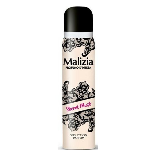 Дезодорант Malizia Secret Musk парфюмированный для тела, 100мл