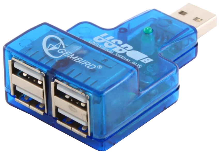 USB-концентратор Gembird UHB-CN224 разъемов: 4