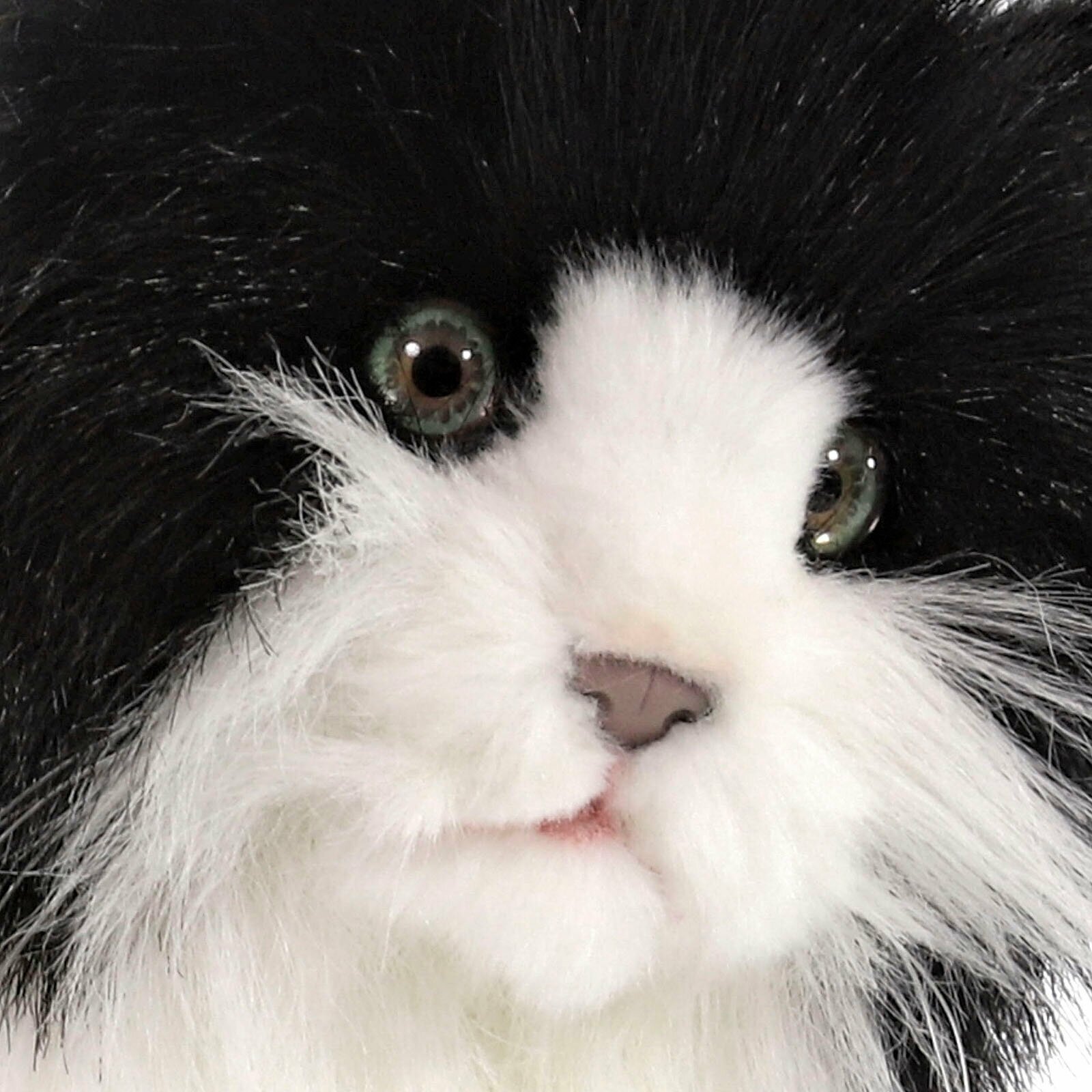 Мягкая игрушка Hansa Кошка черно-белая 40 см - фото №2