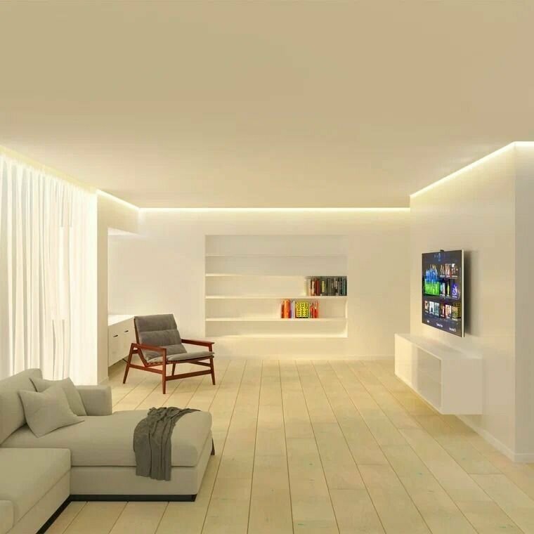 Светодиодная лента, подсветка Geniled - для комнаты, в гардероб, на кухню - Теплый белый свет / GL-60SMD2835 / 500 Лм/м / 12В / Длинна - 2м / B - 8 мм / W - 5 вт / 3000 K / IP33 - фотография № 8