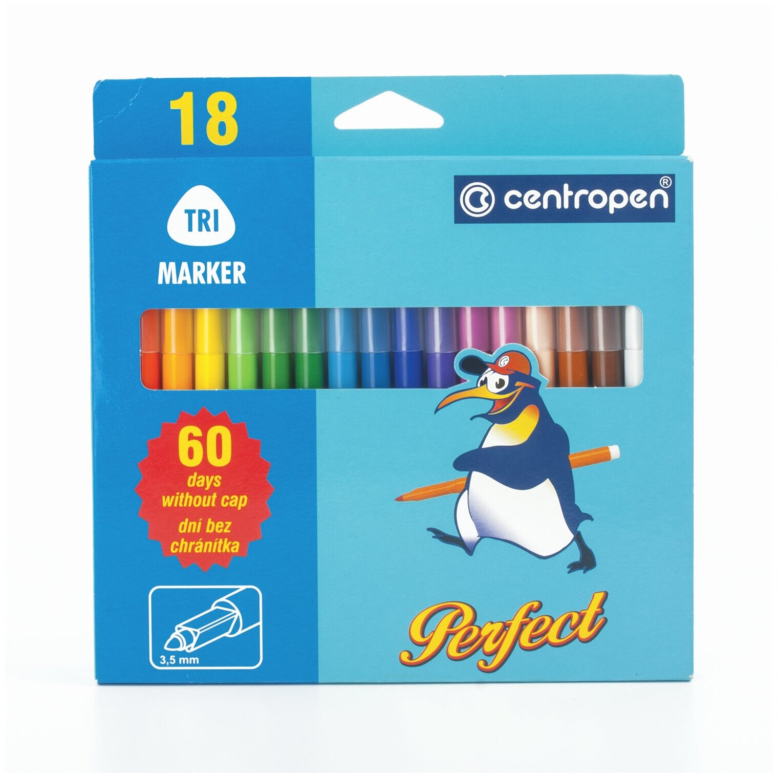 Фломастеры Centropen 18 цветов - фото №6