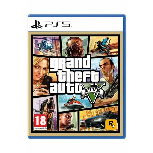 Игра GTA 5 (Grand Theft Auto V) для Playstation 5 (Русские субтитры, Диск)