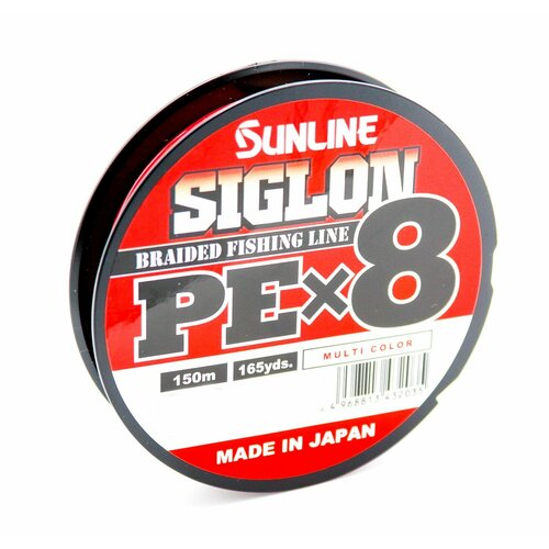 Шнур Sunline Siglon PEх8 ADV multicolor 150м 1,7 20lb шнур sunline siglon pe adv х8 150m multicolor 2 0 0 242mm 24lb 10 9kg