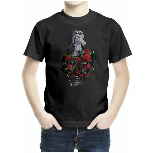 фото Футболка каждому своё, размер 128, черный