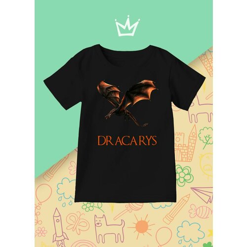 фото Футболка каждому своё, размер 128, черный