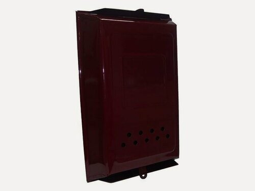 Изображение товара Почтовый ящик ИнструмАгро 071716, 39х26х7 см, металлический, порошково-полимерный, бордовый