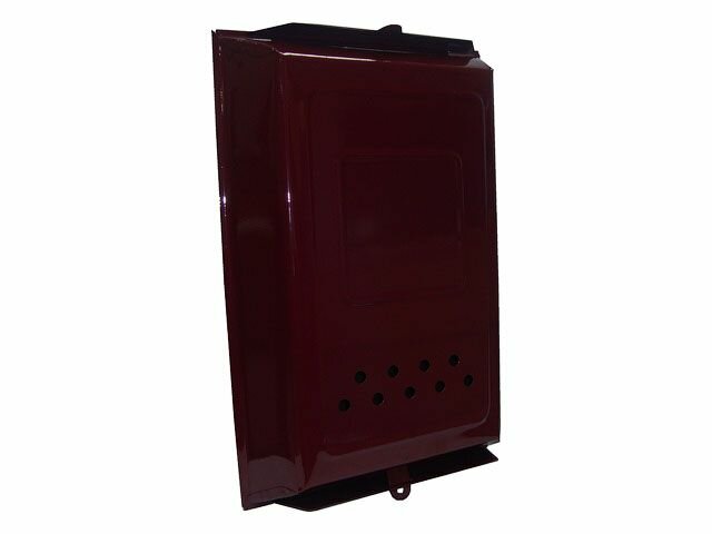 Почтовый ящик ИнструмАгро 071716 39х26х7 см металлический порошково-полимерный бордовый