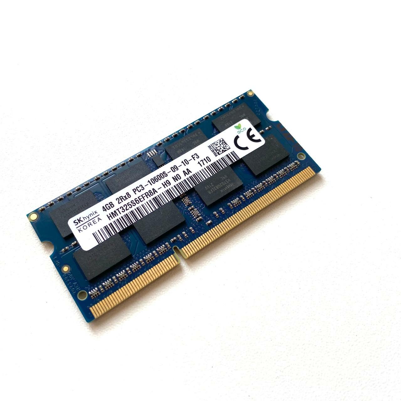 Оперативная память SK Hynix DDR3 4GB 1333МГц PC3-10600S 1.5v SODIMM для ноутбука