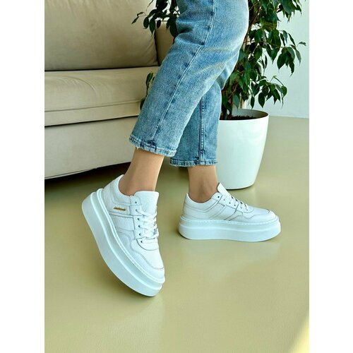 фото Кеды john richardo, полнота 6, размер 37, белый