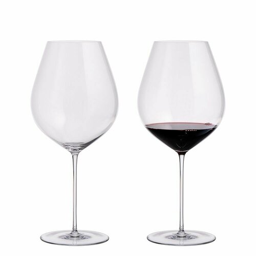 Набор бокалов для вина 2 штуки Halimba Crystal Balance Bordeaux Glass, 890 мл, прозрачные