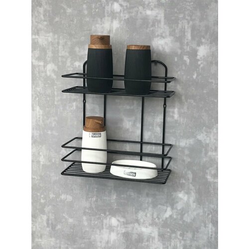 Полка настенная для ванной и кухни