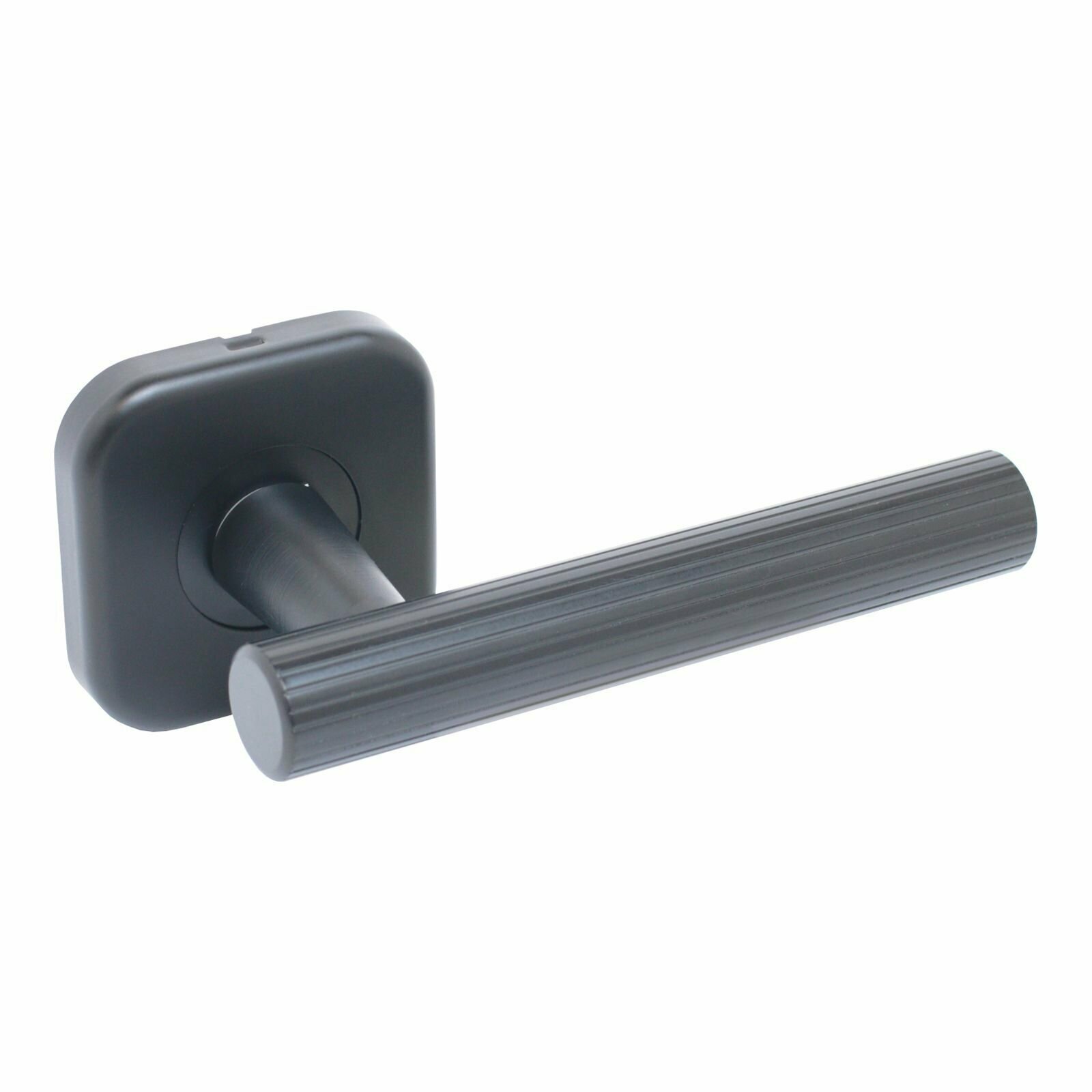 Ручка дверная для входной металлической сейф-двери булат РФ 04.02 форте, матовый черный