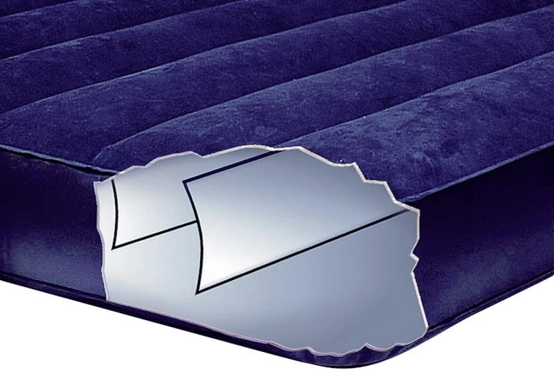 Надувной матрас Intex Classic Downy Bed (68759) синий - фотография № 13