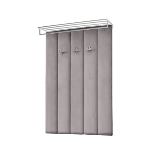 Вешалка настенная для прихожей с полкой для одежды