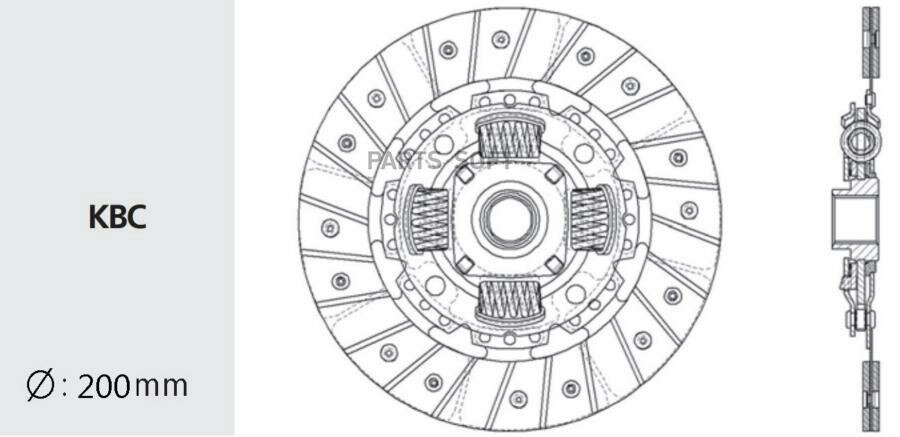 VALEO PHC LD-02 Диск сцепления