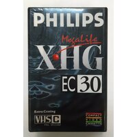 Видеокассета VHS-C, Philips, EC-30 XHG.