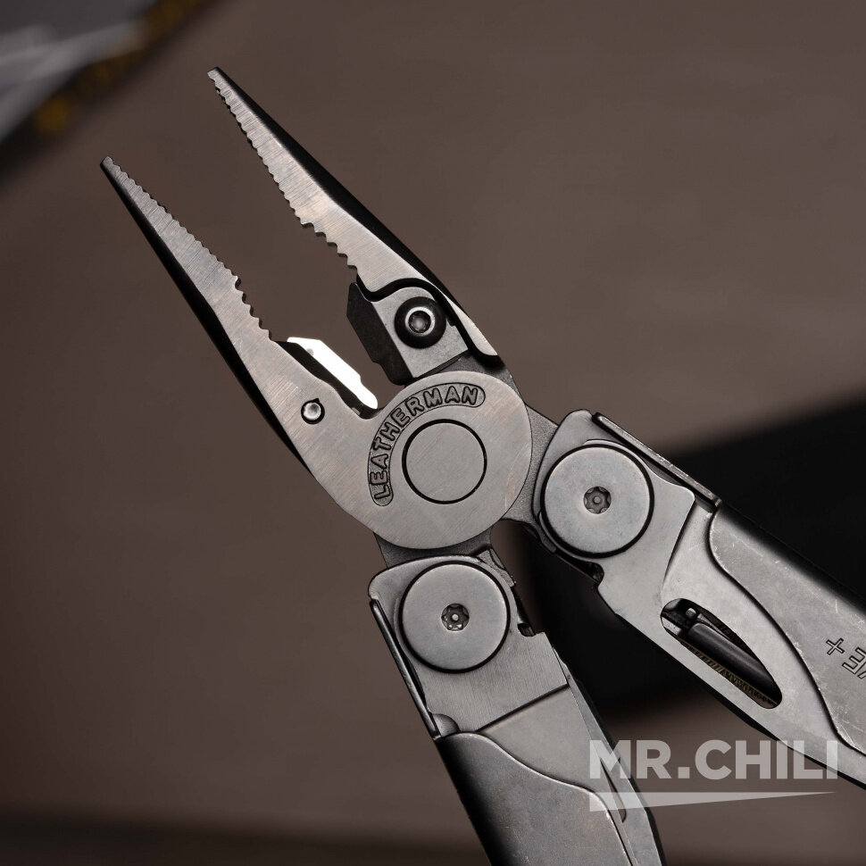 Мультитул LEATHERMAN Wave Plus, 17 функций, серебристый [832524] - фото №9