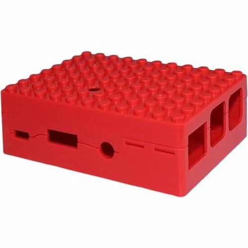 Корпус Acd Red ABS Plastic Building Block case для Raspberry Pi 3 B