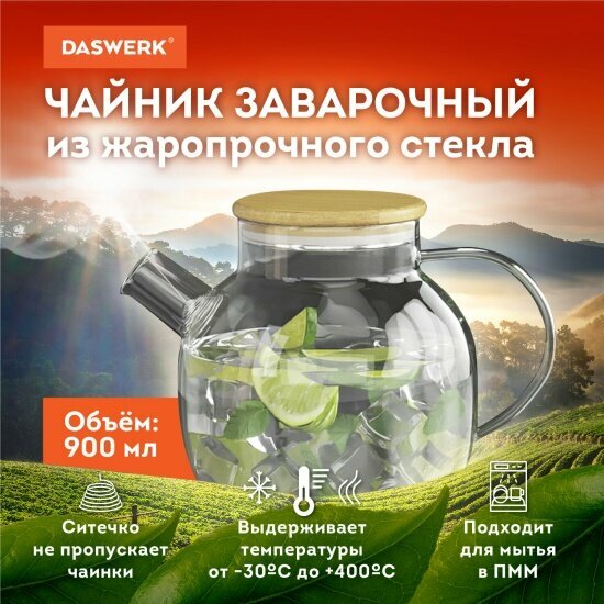 Чайник Daswerk заварочный 900 мл 