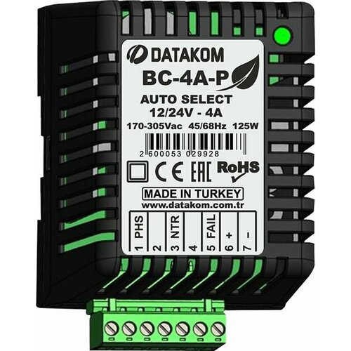BC-4A-P зарядное устройство с автоматическим выбором напряжением заряда 12В-24В 4А 485000₽