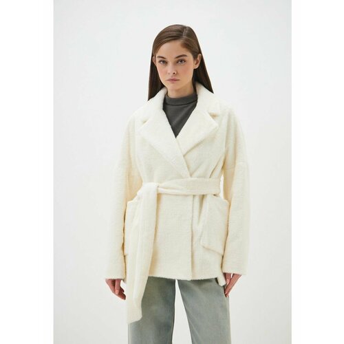 Пальто Louren Wilton, размер 44, белый пальто louren wilton размер 44 зеленый