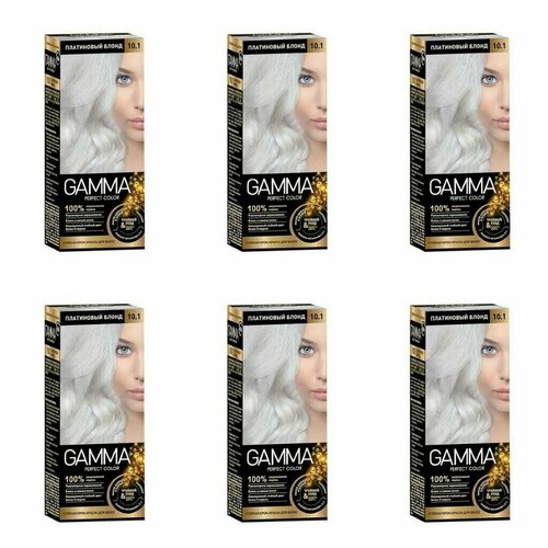 Свобода Краска для волос Gamma Perfect Color Платиновый блонд 10.1, 50 мл, 6 шт