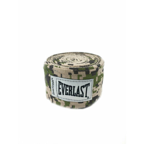 Бинты Everlast камуфляжный (4.55 м, Everlast, 4,55м, 170, 220, 60, Камуфляжный) 4,55м бинт 100% хлопок aml 3 5 метра черный