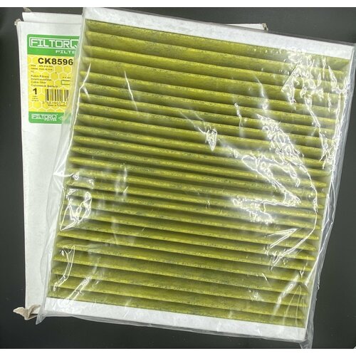 Фильтр салонный угольный FILTORQ CK8596 Audi A1 Skoda Fabia II III Skoda Rapid Skoda Roomster Volkswagen Polo Sedan аналог Mann CUK26010 905₽