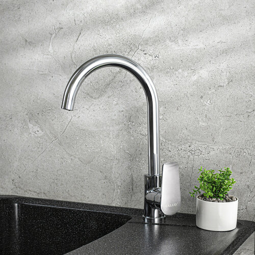 Смеситель для кухни KALUD K4007-1 латунь, поворотный излив