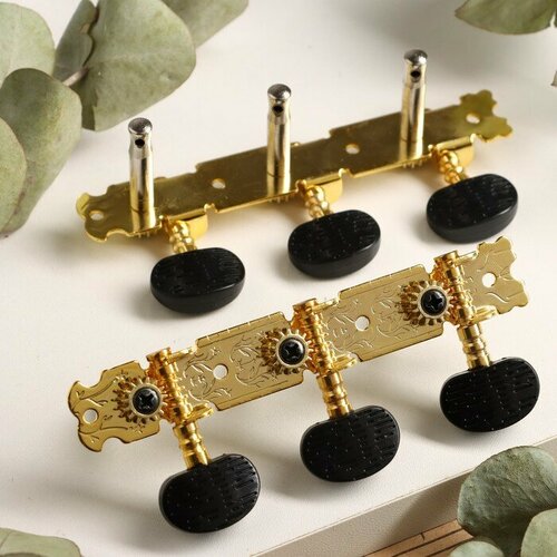 Комплект колковой механики Music Life золотой с черным 718₽