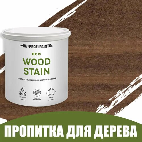 Пропитка для дерева с воском для наружных работ Profipaints Eco Wood Stain 0.9л Орех