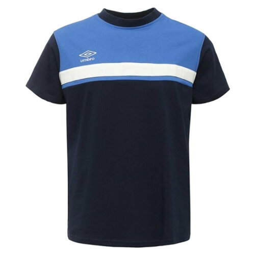 Футболка Umbro, размер YS/134, синий футболка umbro футболка тренировочная umbro pro training tee 65844u kmk размер s черный