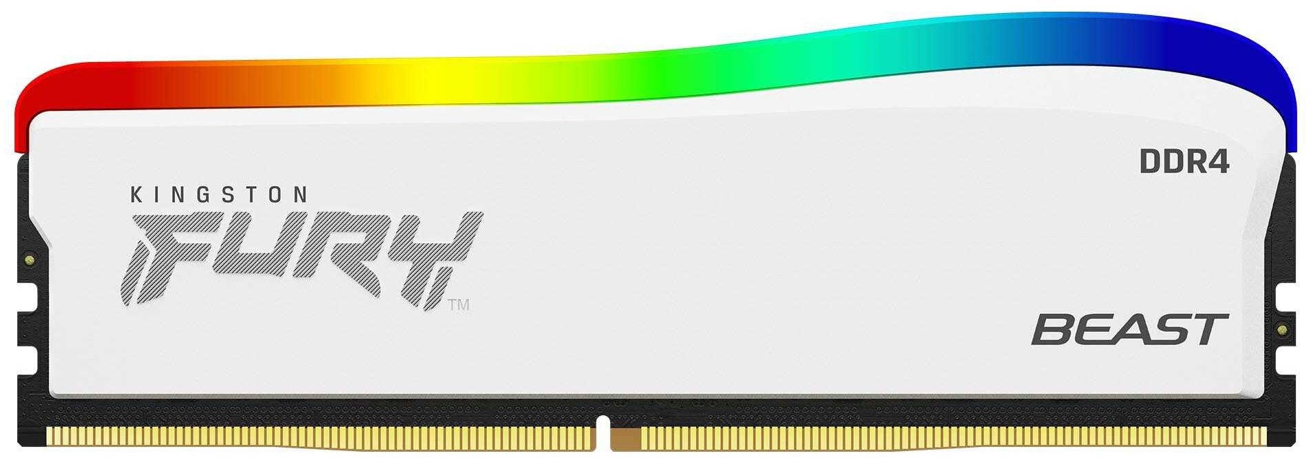 Память DDR4 8GB 3200MHz Kingston KF432C16BWA/8 Fury Beast Black RTL PC4-25600 CL16 DIMM 288-pin 1.35В single rank Ret