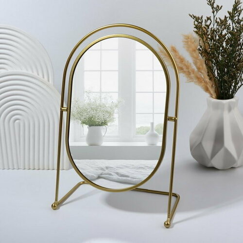 Зеркало настольное PREMIUM MIRROR зеркальная поверхность 175 x 265 см цвет золотой 2029₽