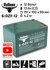 Тяговый аккумулятор RuTrike 6-DZF-12 (12V13A/H C3)