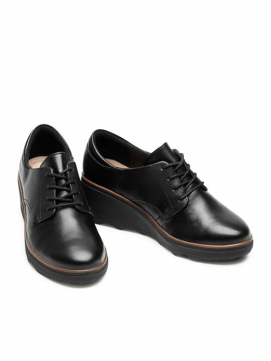 Туфли Clarks Mazy Hyannis, размер 40, black leather