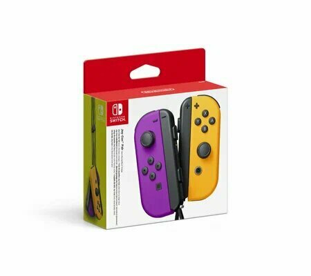 Геймпад Nintendo Switch Joy-Con controllers Duo, фиолетовый/оранжевый