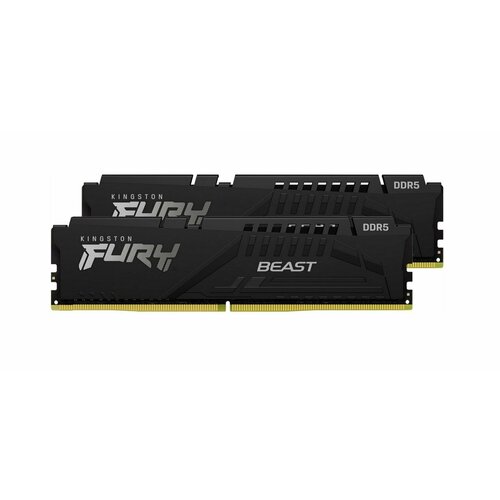 Kingston DRAM 16GB 6000MTs DDR5 CL36 DIMM Kit of 2 FURY Beast RGB EXPO EAN 740617331905 10554₽