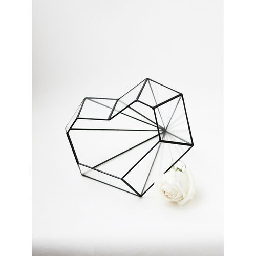Сердце большое 22 см Флорариум Glass Flowers 2300₽