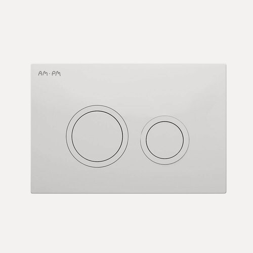 Изображение товара Кнопка смыва AM.PM ErgoFit клавиша смыва для инсталяции унитаза, белый глянцевый