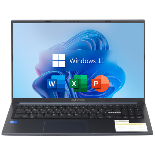 156 Ноутбук ASUS VivoBook 15X Intel Core i7-1355U 10 ядер до 50 ГГц RAM 40 ГБ DDR4 SSD 1 ТБ Intel Iris Xe Graphics Windows 11 Pro Office 2021 Pro Plus Русская раскладка 107360₽