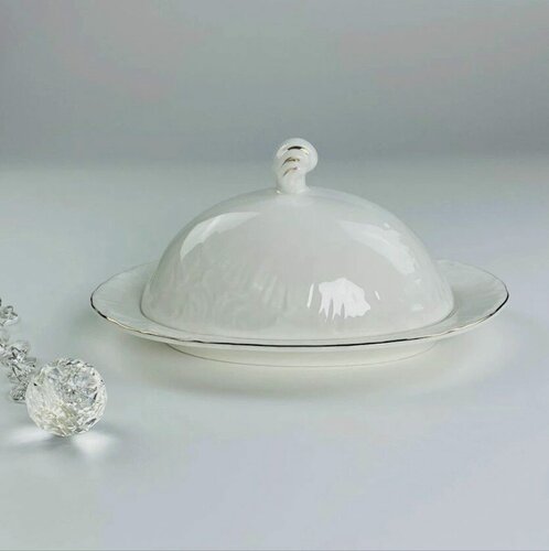 Изображение товара Масленка аврора золото Фарфор 305-082 118-305-082