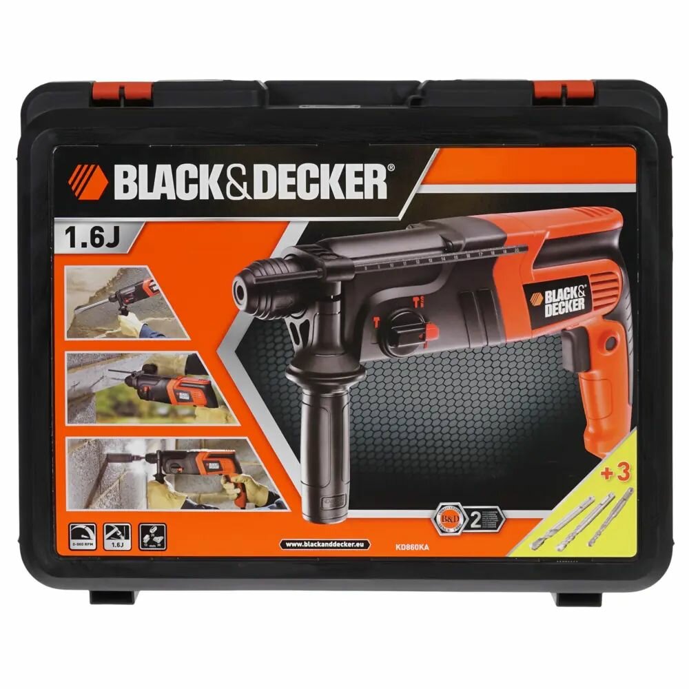 Перфораторы Перфоратор BLACK & DECKER KD860