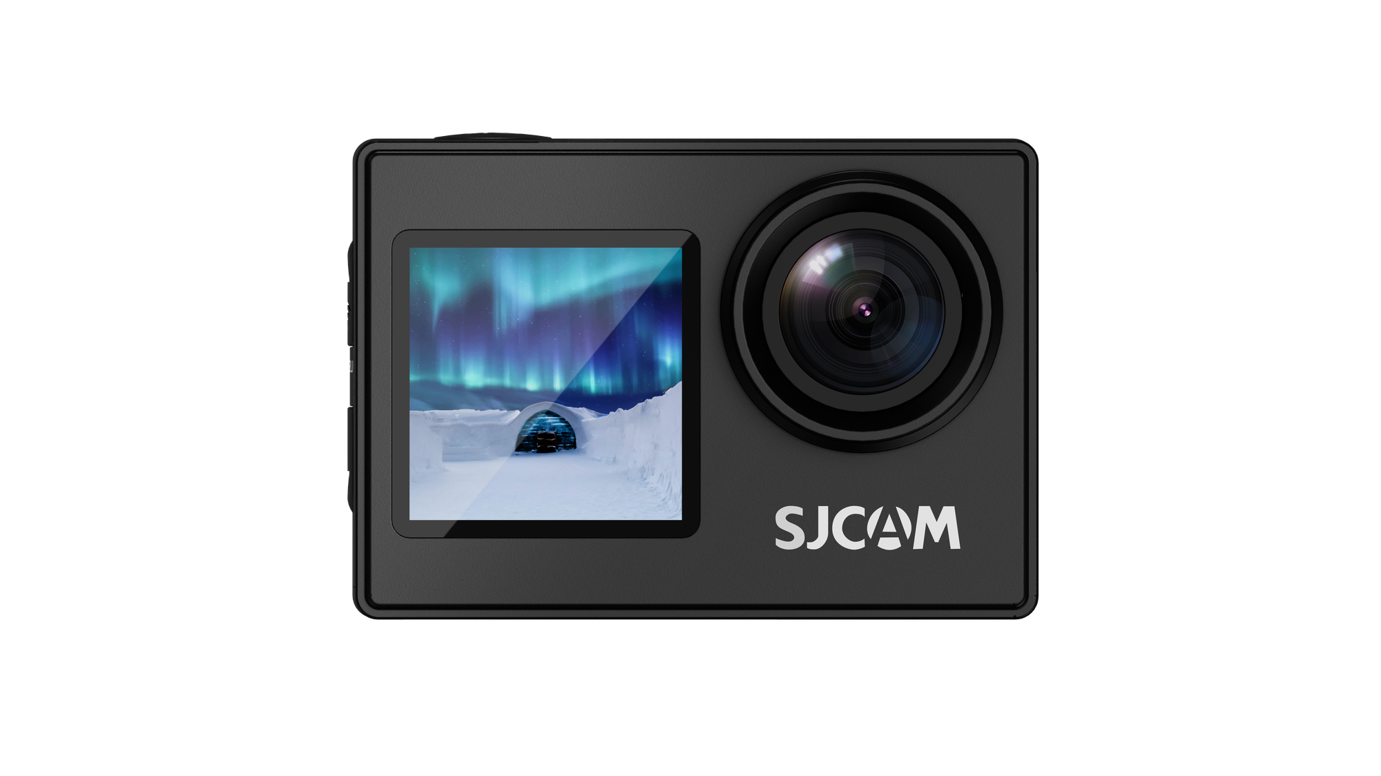 Экшн-камера SJCAM "SJ4000 Dual Screen", 12 Мп, экран 2", водонепроницаемая, черная