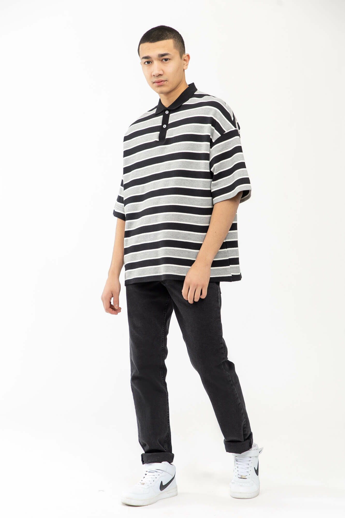 Поло спортивное TERRA PRO, размер L, black — фото 1