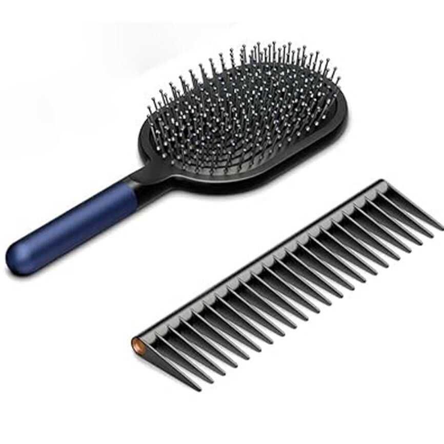Набор расчесок Styling Set в стиле Dyson, Blue, расческа и гребешок — фото 1