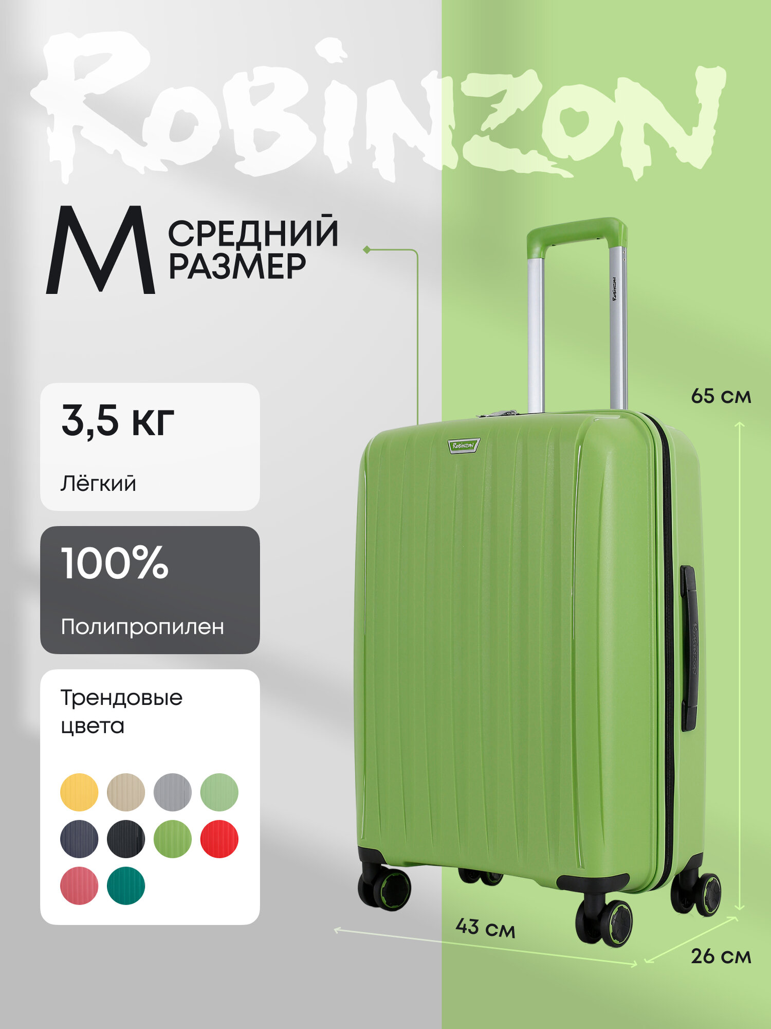 Чемодан Robinzon 