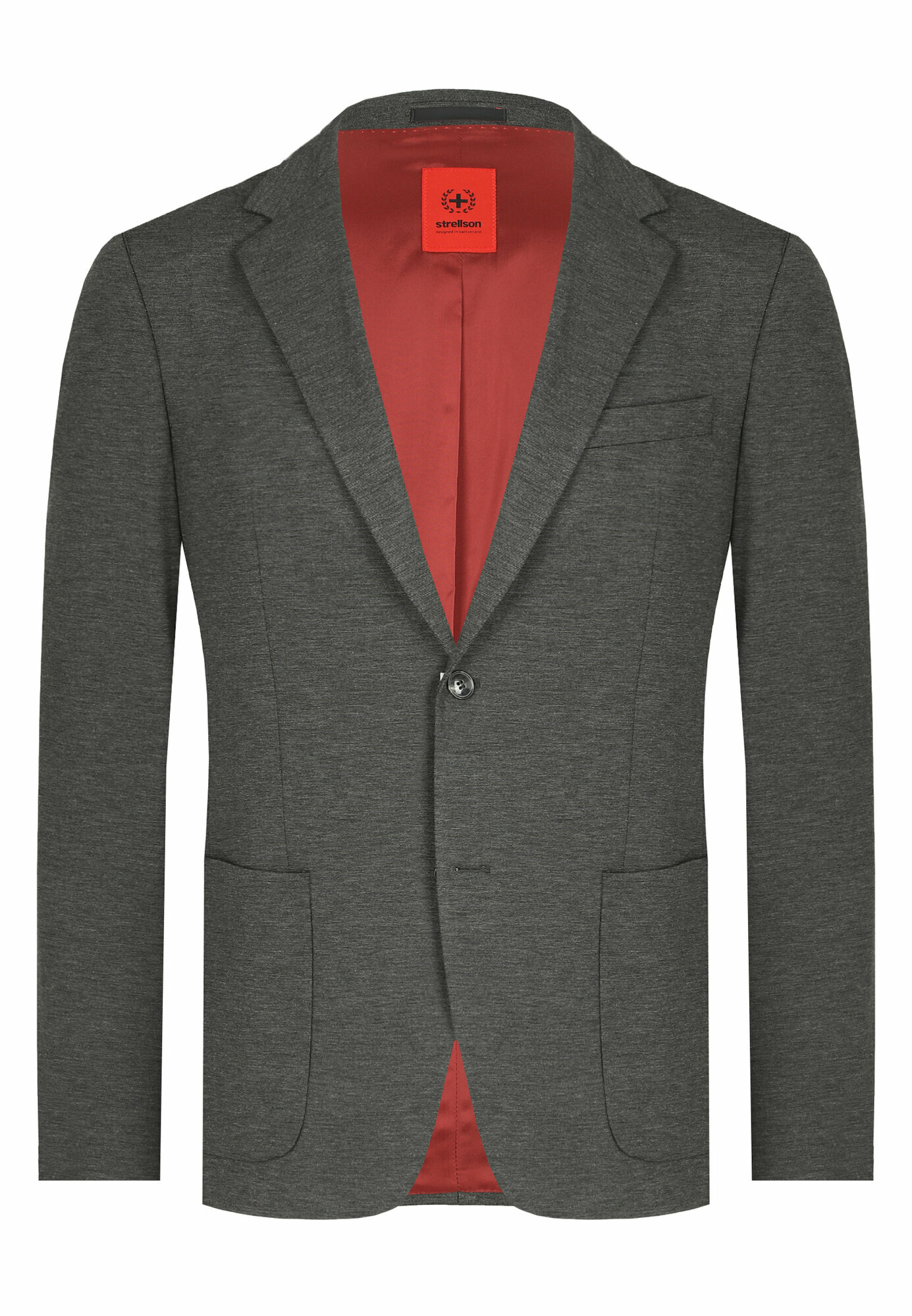 Пиджак , размер 56, серый